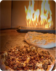 Raw meat skewers on grill